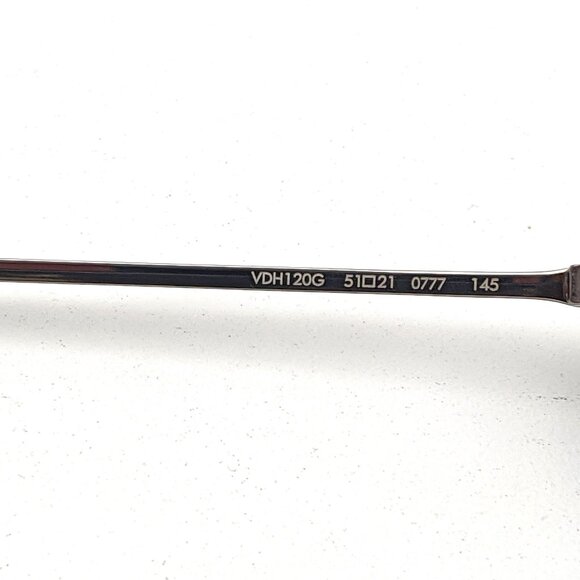 🕶️Made in Italy! Dunhill VDH120G Eyeglasses 51/18 140 | ALT214🕶️ - Picture 7 of 9